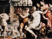 ZUCCHI  Jacopo The Toilet of Bathsheba Germany oil painting reproduction